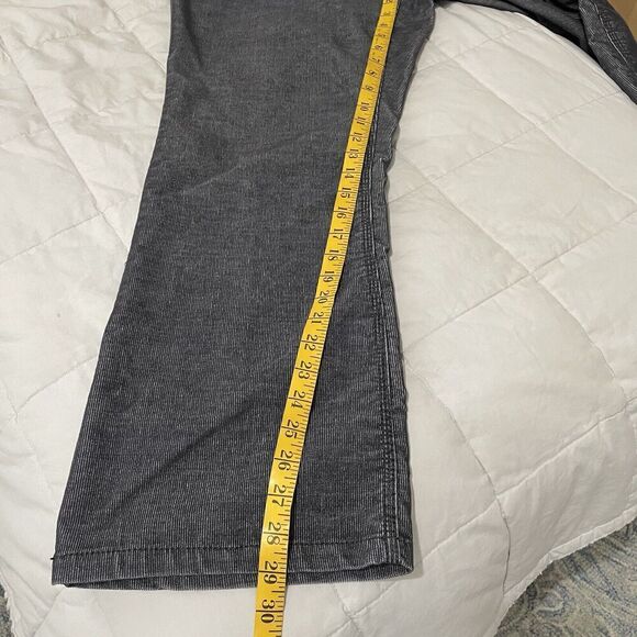LANE BRYANT Corduroy Pants Boot Cut Bling Pockets Size 16 Petite Gray St… - Picture 6 of 8